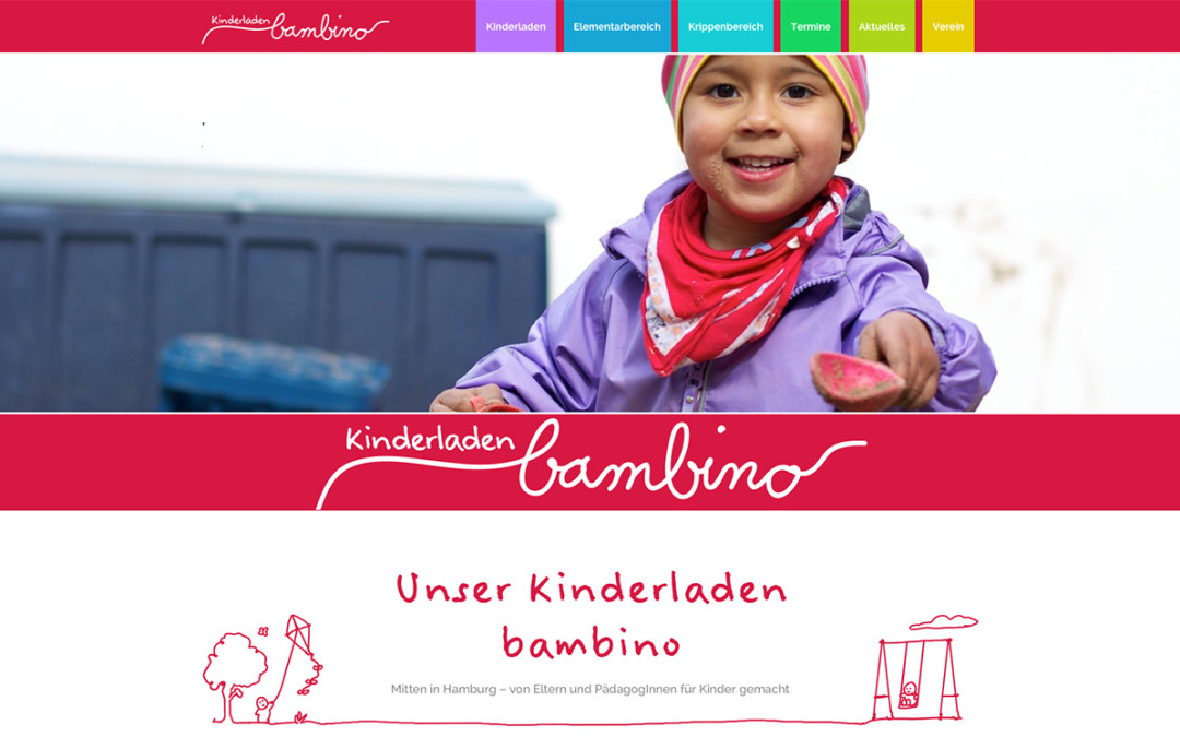 Ein besondere Freude: Neue Website für den Kinderladen bambino